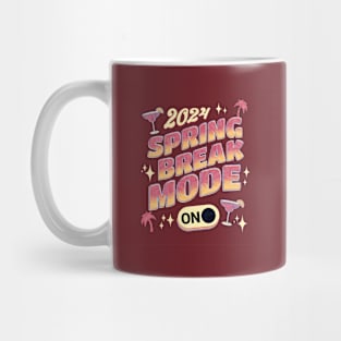 Retro Spring Break 2024 Vacation Mug